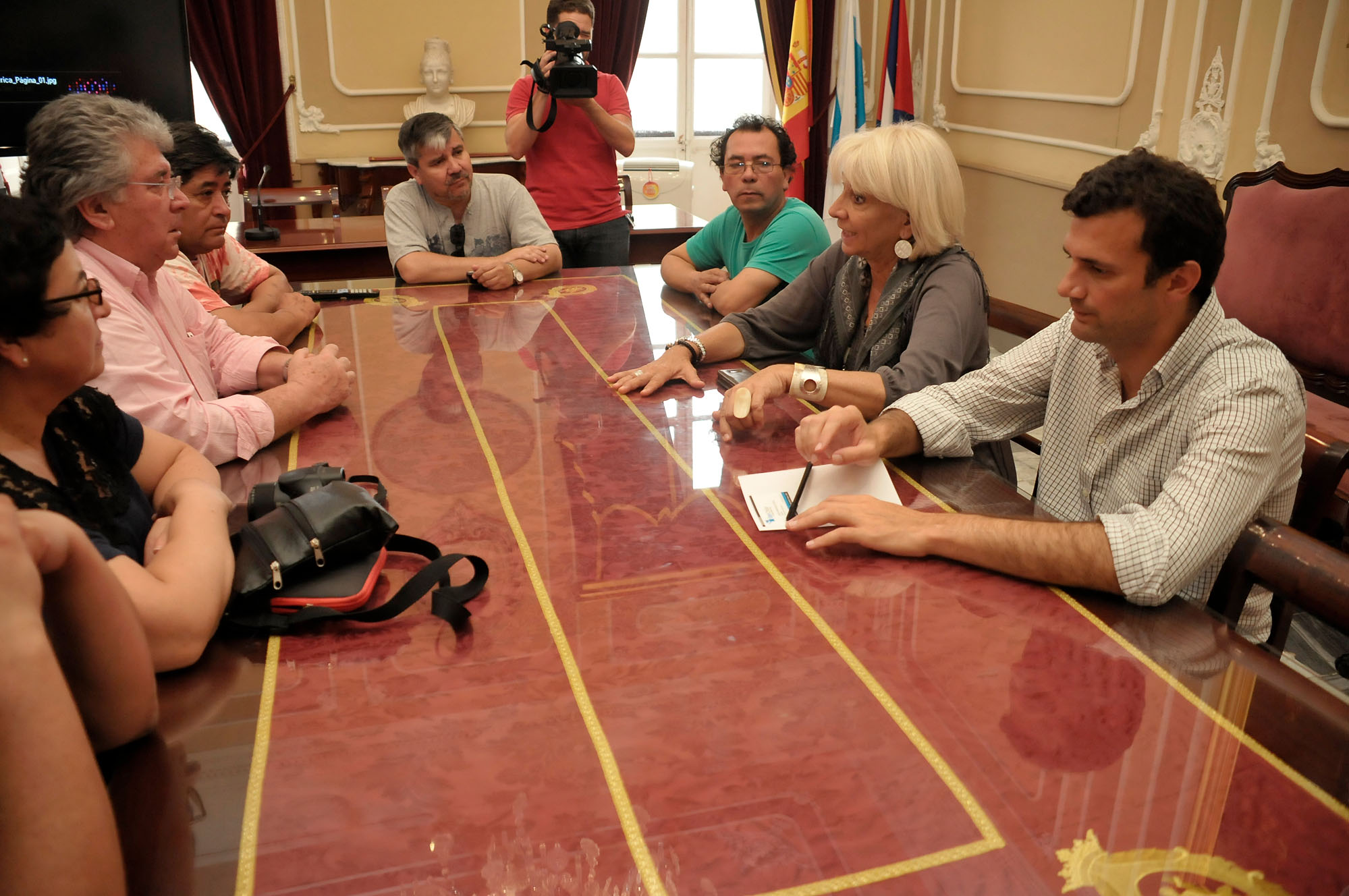 Represesentantes de municipios chilenos visitan Cádiz